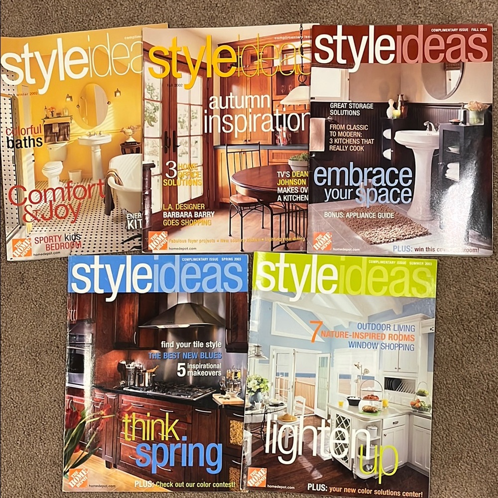 ๐ป 5/$15 Style Ideas Magazine Collection